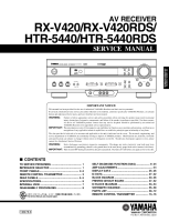 Yamaha RXV-420-RDS - Service Manual